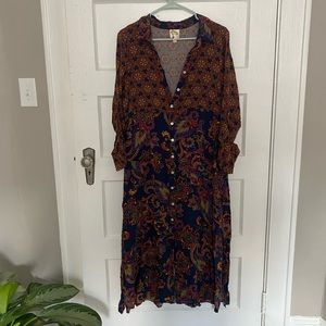 Boho patterned dress
